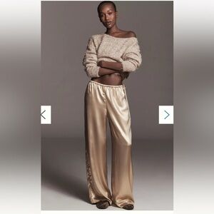 NWT retail $138 size XS #Anthro MAEVE Liquid shine party pull-on pants.